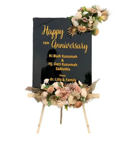 Papan Bunga Akrilik Bantang