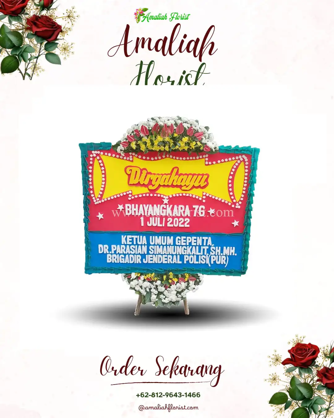 Papan Bunga HUT Ulang Tahun Bantang